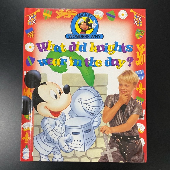 Mickey Wonders Why: What Did Knights Wear in the Day? - Hardcover Book - Picture 1 of 6
